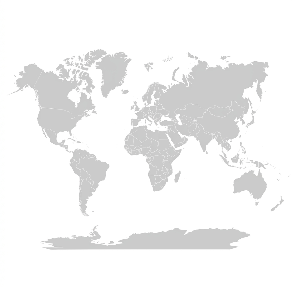 World Map - Fortune Granite Export Destinations